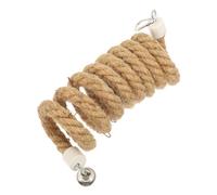 Veemoon Corde pour Perroquet Coton Support Suspendu Spiral pour Oiseaux à Mâcher et Accessoire de Cage pour Perruches et Perroquets