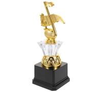 Veemoon Coupe Trophée Dorée Plastique pour Concours D’Art Remises De Prix De Chant Et Fêtes Mini Trophées pour Enfants Et Compétitions Réutilisable