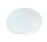 Veemoon Coupelle Verre Épaisse 4 Pièces pour Laboratoire 4 Tailles Différentes Usage Chimie Résistant la Chaleur et Corrosion