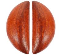 Veemoon Coupes de Divination Taoïstes en Bois de Pêcher, Paire Moyenne, Tasses Yin Yang Traditionnelles pour Rituel Spirituel, Ornement de Richesse et Outil de Sacrifice, Jouets