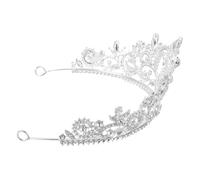 Veemoon Couronne de Mariage Cristal avec Tiare pour Mariée Accessoire de et pour Fête Banquet et Événements Spéciaux