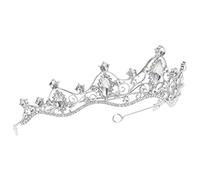 Veemoon Couronne De Mariage En Strass - Diadème Élégant En Cristal Pour Princesse Et Reine - Accessoire De Costume Chic Et Raffiné
