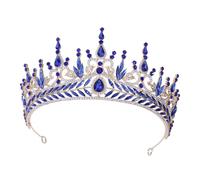 Veemoon Couronne Mariage pour Mariée Accessoire pour Fêtes et Diadème Baroque Chic pour Célébrations et Bals