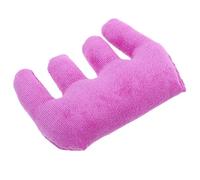 Veemoon Coussin de Main Séparateur de Doigts pour Exercices de Préhension, Entraîneur de Force des Doigts en Silicone Souple Violet Clair, Équipement Portable de Thérapie Main