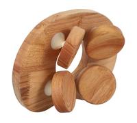 Veemoon Coussin Lombaire en Bois Robuste pour Sauna Sec - Dossier Ergonomique et Appui-Tête pour Spa et Hammam - Accessoire Hiver pour Confort Dorsal et Soutien Ergonomique Cabine Sauna