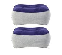 Veemoon Coussin Repose-Pieds Gonflable 2 pièces : Coussin pour Jambes d'avion, Bureau, Maison, Train, Voiture - Repose-Pieds Ergonomique Indispensable pour Les Voyages