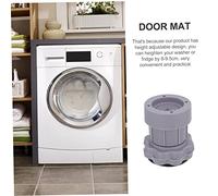 Veemoon Coussinet Antidérapant Surélevé de 8 à 9,5 CM pour Lave-Linge et Réfrigérateur Tapis de Pied Absorbant Chocs Protecteur de Sol Anti-Vibrations Réglable et Portable
