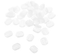 Veemoon Coussinets pour Boucles d'Oreilles à Clip 40pcs PVC Transparentes Confortables Anti-Douleur Antidérapants pour DIY Bijoux et Boucles Non Percées