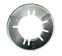 Veemoon Couvercle Anti-Vent à Gaz 8 Trous Support de Cuisinière à Gaz en Acier Inoxydable Anneau Réducteur D’Économie D’Énergie pour Usage Domestique et Extérieur Accessoire pour Wok