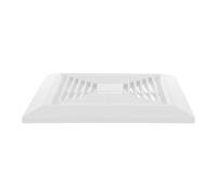 Veemoon Couvercle de Ventilation pour Ventilateur de Salle de Bain en Abs Blanc avec Panneau à Ressort, Protection la Poussière, Installation Facile pour Plafond Moderne