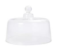 Veemoon Couvercle en Verre Transparent Ø20 CM X H15 CM Protection Alimentaire sans Plomb Dôme Anti-Poussière pour Fruits Gâteaux et Micro-Paysage Usage la Cuisine et Réfrigérateur