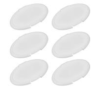 Veemoon Couvercle Rabattable pour Lingettes Bébé 30pcs en Plastique Blanc, Facile à Nettoyer, Étui Pratique pour Lingettes Humides, Protection Anti-poussière pour Usage Quotidien
