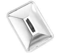 Veemoon Couvercle Rectangulaire Acier Inoxydable Protège-Aliments Polyvalent pour Barbecue Poêle et Surface Lisse et Bords Arrondis Anti-Mouches Usage Domestique et Professionnel