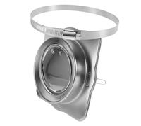 Veemoon Couvercles Échappement à Collier Clapet Anti-retour Pour Conduit De Cheminée Et Hotte De Cuisine Dispositif Anti-refoulement Avec Fermeture Automatique