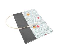 Veemoon Couverture de Livre en Tissu Artisanale A5, Protection Anti-rayures et Déchirures, Étui de Lecture Réutilisable en Coton, Pochette Pratique pour Couverture Rigide, Accessoire