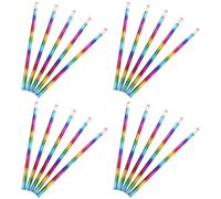 Veemoon Crayons en Bois Hb avec Gomme Intégrée Corps Rond Ergonomique Lot de 50 Pièces Crayons à Écrire et Dessiner pour Élèves et Fournitures Scolaires