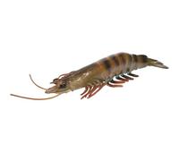 Veemoon Crevette Factice Éducative en Plastique 1 Pièce 38g, D’Apprentissage pour Garçon et Filles de 3 à 5 Ans, Animal Marin Réaliste pour Jeux D’Imitation et Décoration D’Aquarium