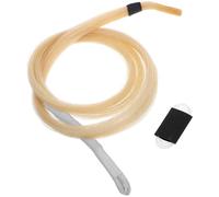 Veemoon Crins de Remplacement pour Archet D’Erhu en Crin de Cheval Blanc Accessoire pour Instrument à Archet Compatible Violon et Alto Durabilité Renforcée pour Performance Musicale