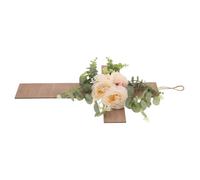 Veemoon Croix Murale Rustique en Bois Beige, Décor Religieux Chrétien | Finition Mate Naturelle, Support Robuste, Entretien Facile, pour Salle de Prière et Salon