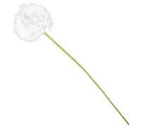 Veemoon de Pissenlit Blanc Décorative Fleur Artificielle en Plastique Design Réaliste et Forme Vivante, Accessoire pour Décoration pour Chambre Intérieure et Photographie