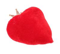Veemoon Décoration de Cœur en Tissu Rouge Rembourré Hypoallergénique Ornement de Saint-Valentin pour Bureau et Intérieur Décoration de Fête Romantique pour Table et Présent Symbolique