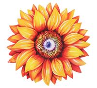 Veemoon Décoration Murale Tournesol Art Floral Suspendu Pour Salon Et Jardin Élégant Décor Intérieur Et Extérieur Design Raffiné Pour Élever Votre Espace De Vie
