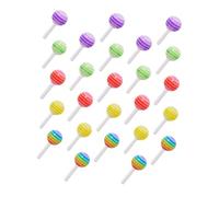 Veemoon Décorations D'ongles En Résine Bonbons 25 Pièces 3d Multicolores Accessoires Manucure Diy Pour Femmes Kit Nail Art