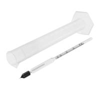 Veemoon Densimètre de Pâte Précis 0-35 Cylindre Gradué en Plastique 500 Ml, Testeur de Concentration Cuisine et Vinification, Outil Portable pour Mesurer la Densité des Liquides