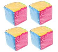 Veemoon Dés Géants en Peluche Douce - 6 Faces Claires pour Bricolage Et Apprentissage - Idéal pour L'Éducation Jouets Éducatifs Et Activités Ludiques Poche Photo Inclus