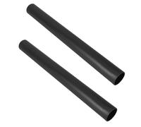 Veemoon Design à Haut Débit Lot de 2 Tubes en Abs Noir pour Aspirateur D'extension 33,5cm Facile à Fixer, Accessoires pour Nettoyage sous Meubles et Coins