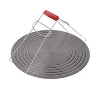 Veemoon Diffuseur de Chaleur 24 Cm Épaisseur 4 Mm pour Cuisinière à Gaz, Plaque Chauffante Multifonction Poignée de Levage, Protecteur Anti-noircissement et Plateau de Décongélation