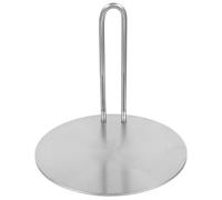 Veemoon Diffuseur de Chaleur Inox avec Poignée Amovible Plaque Adaptatrice pour Plaque Cuisson Mixte Gaz Induction Transfert Thermique Uniforme pour Batterie Cuisine Polyvalente