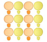 Veemoon Disque Volant Pliable en Polyester 16 Pcs Couleur Aléatoire, Jeu D'assiette à Lancer Léger et Résistant pour Activités de Plein Air, Camping, Pique-niques et