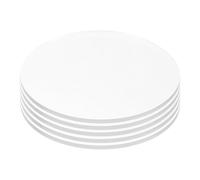 Veemoon Disques Acryliques Ronds Transparents 100 Mm X 3 Mm, Lot de 5 Pièces, Supports Polyvalents pour Bricolage, Peinture et Loisirs Créatifs, Panneaux Légers et Résistants