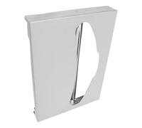 Veemoon Distributeur Argenté de Mural en de Toilette Couvre-sièges et Acier Inoxydable Extraction Main, Design Moderne Décoratif pour Salle de Bain Toilettes Publiques