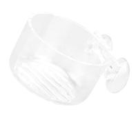 Veemoon Distributeur de Nourriture Cône Transparent Aquarium pour Aquarium en Acrylique Pratique et Facile à Nettoyer pour Poissons et Reptiles