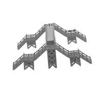 Veemoon DIY Building Kit for Railway Layout and Table Decor High Simulation Quality and Space Saving Design