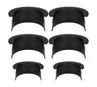 Veemoon Doublure de Poche de Table de Billard 6 Pièces en Caoutchouc Résistant, Garniture de Poche pour Réparation et Protection, Accessoires Compatibles pour Billard Salle de Loisirs