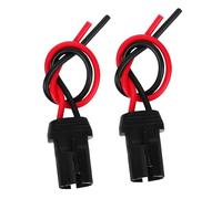 Veemoon Douille Rallonge T10 pour Ampoule de Voiture, Lot de 2 Pièces, Connecteur de Douille D’éclairage Compatible Feux Position Latéraux, Câble Isolé, Usage Automobile Polyvalent