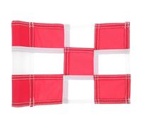 Veemoon Drapeau D'entraînement de Golf Résistant à L'usure 1 Pièce Blanc et Rouge à Carreaux, Accessoire Léger et Compact pour Terrain de Golf, pour Précision au Putting et Practice