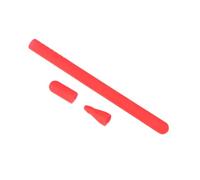 Veemoon Écran Tactile Stylet Silicone Couverture pour Stylet Écran Eau Manchon pour Écriture Stylo Flare Cas pour Anti-Chute Deuxième Génération Rouge