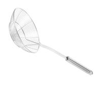 Veemoon Écumoire Inox avec Longue Poignée Cuillère Araignée pour Filtrer Aliments Friture Nouilles et Potage Ustensile Cuisine Polyvalent pour Égoutter Résidus et Liquides 14cm