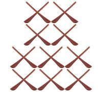 Veemoon Embouts de Branches de Lunettes Antidérapants 10 Paires Protections pour Crochets D’Oreille Rondes Café 14 MM Supports Confortables Compatibles Lunettes de Lecture et Soleil