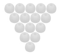 Veemoon Embouts en Silicone Transparents Moyens pour Écouteurs Intra-Auriculaires - 200 Pièces - Coussinets Souples Universels du Bruit et Confort Longue Durée pour Sport Travail et