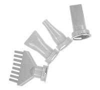 Veemoon Embouts pour Sèche-cheveux Noir en Plastique Abs, 4 Pièces, Accessoires Polyvalents et Faciles à Remplacer pour Toilettage Professionnel et Soins des Poils D'animaux