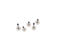 Veemoon Embouts Remplaçables pour Stylet Écran Tactile, Pointe Disque Silicone 5 Pièces, Accessoire Précis pour Prise de Notes et Dessin, Compatible la Plupart des Appareils