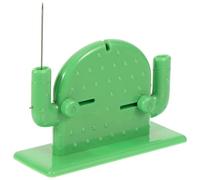 Veemoon Enfile-Aiguille en Plastique Vert Multifonction de Cactus Guide-Fil Pratique pour Couture à la Main Broder Outil D’Enfilage pour Cordons Ceintures et Élastiques Accessoire de