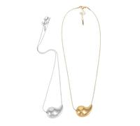 Veemoon Ensemble De 2 Pièces Collier D'eau Colliers Simples Pour Femmes Colliers Pour Femmes Collier Pour Femme Col D'eau Acier Inoxydable