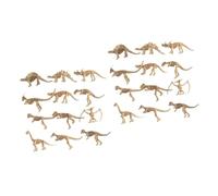 Veemoon Ensemble De 24 Mini Dinosaures en Plastique - Modèles De Squelettes Réalistes pour l'enseignement Scientifique Et Les Puzzles - Idéal pour Les Décorations d'halloween Et