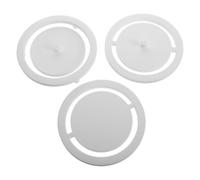 Veemoon Ensemble de 3 outils pour la mise en forme des pieds de potiers, | Anneau de rechange pour le détourage de poterie, aligneur de base en argile pour bols, tasses et vases, compatible avec les